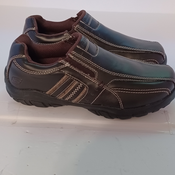 SKETCHERS Shoes Size 6 Brown Clogs Relaxed Fit memory foam - Picture 2 of 6